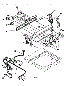 Control Panel parts for Kenmore Washer 110.28942890 (11028942890, 110 28942890) from AppliancePartsPros.com