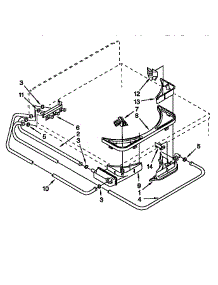 Bleach, Detergent, Rinse Dispenser parts for Kenmore Washer 110.28942890 (11028942890, 110 28942890) from AppliancePartsPros.com