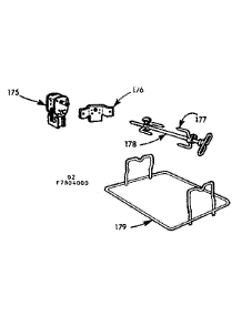 Opt. Oven Rotisserie parts for Kenmore Range 103.7804400 (1037804400, 103 7804400) from AppliancePartsPros.com