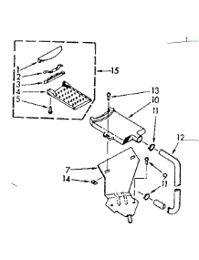 Filter Assembly parts for Kenmore Washer 110.7003400 (1107003400, 110 7003400) from AppliancePartsPros.com