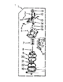 Pump Assembly parts for Kenmore Washer 110.7003402 (1107003402, 110 7003402) from AppliancePartsPros.com