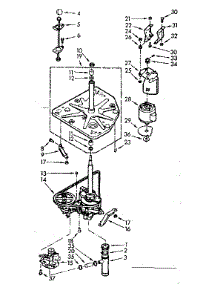 Drive System parts for Kenmore Washer 110.7003403 (1107003403, 110 7003403) from AppliancePartsPros.com