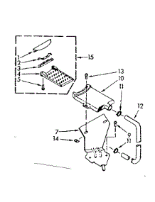 Filter Assembly parts for Kenmore Washer 110.7003403 (1107003403, 110 7003403) from AppliancePartsPros.com