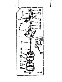 Pump Assembly parts for Kenmore Washer 110.7003410 (1107003410, 110 7003410) from AppliancePartsPros.com