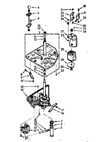 Drive System parts for Kenmore Washer 110.7003410 (1107003410, 110 7003410) from AppliancePartsPros.com