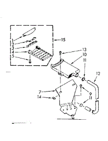 Filter Assembly parts for Kenmore Washer 110.7003502 (1107003502, 110 7003502) from AppliancePartsPros.com