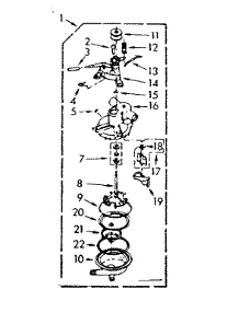 Pump Assembly parts for Kenmore Washer 110.7003502 (1107003502, 110 7003502) from AppliancePartsPros.com