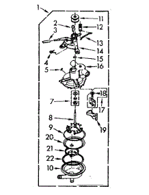 Pump Assembly parts for Kenmore Washer 110.7003504 (1107003504, 110 7003504) from AppliancePartsPros.com