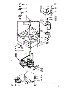 Drive System parts for Kenmore Washer 110.7003504 (1107003504, 110 7003504) from AppliancePartsPros.com