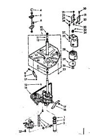 Drive System parts for Kenmore Washer 110.7003510 (1107003510, 110 7003510) from AppliancePartsPros.com