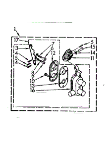 Two Way Valve Assembly parts for Kenmore Washer 110.7004401 (1107004401, 110 7004401) from AppliancePartsPros.com