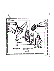 Two Way Valve Assembly parts for Kenmore Washer 110.7004402 (1107004402, 110 7004402) from AppliancePartsPros.com