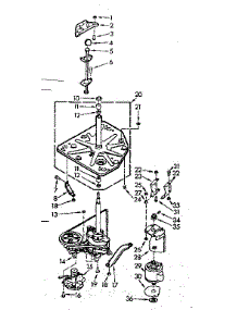 Drive System parts for Kenmore Washer 110.7004405 (1107004405, 110 7004405) from AppliancePartsPros.com