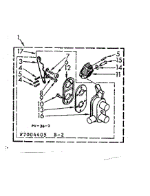 Two Way Valve Assembly parts for Kenmore Washer 110.7004405 (1107004405, 110 7004405) from AppliancePartsPros.com