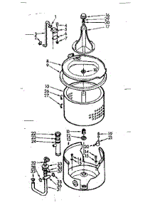 Tub And Basket Assembly parts for Kenmore Washer 110.7004406 (1107004406, 110 7004406) from AppliancePartsPros.com