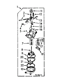 Pump Assembly parts for Kenmore Washer 110.7004408 (1107004408, 110 7004408) from AppliancePartsPros.com
