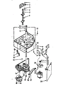 Drive System parts for Kenmore Washer 110.7004408 (1107004408, 110 7004408) from AppliancePartsPros.com