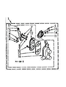 Two Way Valve Assembly parts for Kenmore Washer 110.7004408 (1107004408, 110 7004408) from AppliancePartsPros.com