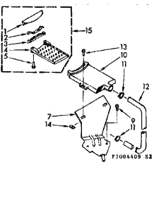 Suds Filter Assembly parts for Kenmore Washer 110.7004409 (1107004409, 110 7004409) from AppliancePartsPros.com