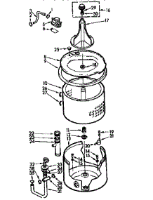 Tub And Basket Assembly parts for Kenmore Washer 110.7004409 (1107004409, 110 7004409) from AppliancePartsPros.com