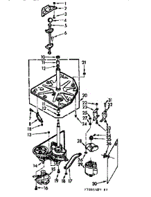 Drive System parts for Kenmore Washer 110.7004409 (1107004409, 110 7004409) from AppliancePartsPros.com