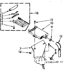 Non-Suds Filter Assembly parts for Kenmore Washer 110.7004409 (1107004409, 110 7004409) from AppliancePartsPros.com