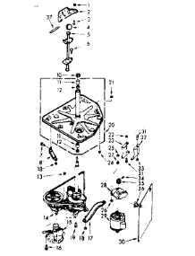 Drive System parts for Kenmore Washer 110.7004505 (1107004505, 110 7004505) from AppliancePartsPros.com