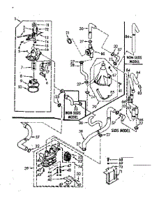 Water System parts for Kenmore Washer 110.7004666 (1107004666, 110 7004666) from AppliancePartsPros.com
