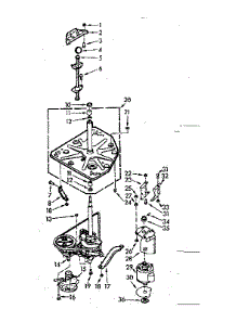 Drive System parts for Kenmore Washer 110.7004667 (1107004667, 110 7004667) from AppliancePartsPros.com