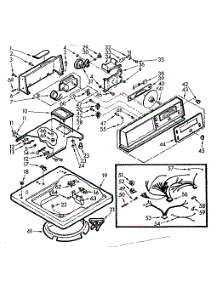 Top And Console Assembly parts for Kenmore Washer 110.7004754 (1107004754, 110 7004754) from AppliancePartsPros.com