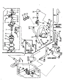 Water System parts for Kenmore Washer 110.7004853 (1107004853, 110 7004853) from AppliancePartsPros.com