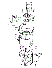 Tub And Basket Assembly parts for Kenmore Washer 110.7004853 (1107004853, 110 7004853) from AppliancePartsPros.com