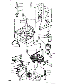 Drive System parts for Kenmore Washer 110.7004853 (1107004853, 110 7004853) from AppliancePartsPros.com