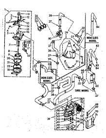 Water System parts for Kenmore Washer 110.7004903 (1107004903, 110 7004903) from AppliancePartsPros.com