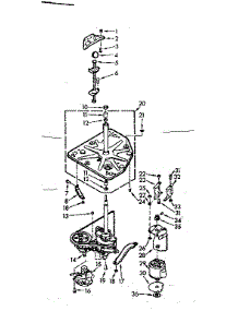 Drive System parts for Kenmore Washer 110.7005402 (1107005402, 110 7005402) from AppliancePartsPros.com