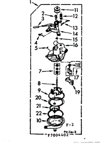 Pump Assembly parts for Kenmore Washer 110.7005402 (1107005402, 110 7005402) from AppliancePartsPros.com