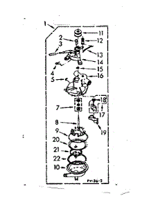 Pump Assembly parts for Kenmore Washer 110.7005406 (1107005406, 110 7005406) from AppliancePartsPros.com