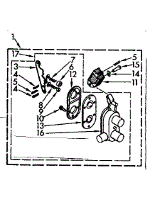 Two Way Valve Assembly parts for Kenmore Washer 110.7005501 (1107005501, 110 7005501) from AppliancePartsPros.com