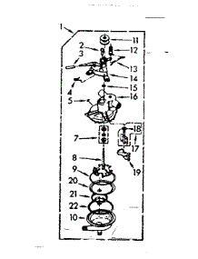 Pump Assembly parts for Kenmore Washer 110.7005501 (1107005501, 110 7005501) from AppliancePartsPros.com