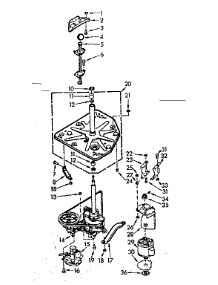 Drive System parts for Kenmore Washer 110.7005502 (1107005502, 110 7005502) from AppliancePartsPros.com