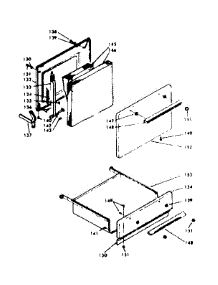 Door And Drawer parts for Kenmore Range 628.6327363 (6286327363, 628 6327363) from AppliancePartsPros.com