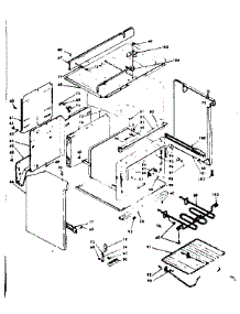 Body Assembly parts for Kenmore Range 628.6357363 (6286357363, 628 6357363) from AppliancePartsPros.com