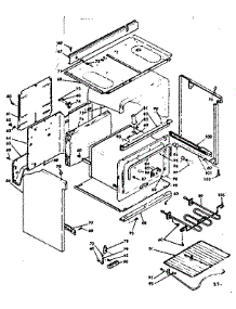 Body Assembly parts for Kenmore Range 628.6367340 (6286367340, 628 6367340) from AppliancePartsPros.com