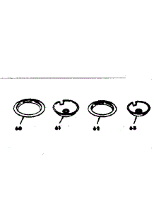 Optional Porcelain Pan And Chrome Ring Kit No. 8067110 parts for Kenmore Range 628.6398211 (6286398211, 628 6398211) from AppliancePartsPros.com