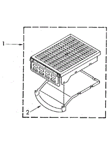 Dry Rack parts for Kenmore Dryer 110.97094800 (11097094800, 110 97094800) from AppliancePartsPros.com