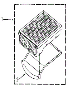 Dry Rack parts for Kenmore Dryer 110.97195510 (11097195510, 110 97195510) from AppliancePartsPros.com