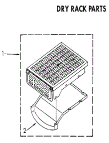 Dry Rack parts for Kenmore Dryer 110.97195520 (11097195520, 110 97195520) from AppliancePartsPros.com