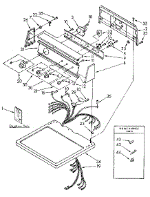 Top And Console parts for Kenmore Dryer 110.97291800 (11097291800, 110 97291800) from AppliancePartsPros.com
