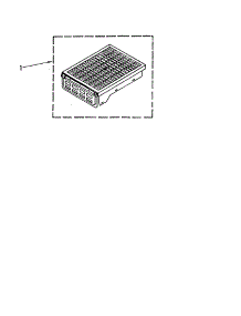 Dry Rack parts for Kenmore Dryer 110.97292100 (11097292100, 110 97292100) from AppliancePartsPros.com