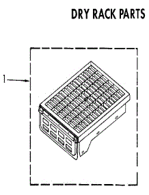 Dry Rack parts for Kenmore Dryer 110.97292810 (11097292810, 110 97292810) from AppliancePartsPros.com